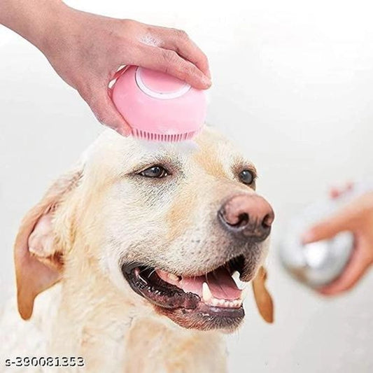 Silicone Massage Brush for Pet (Multicolor)